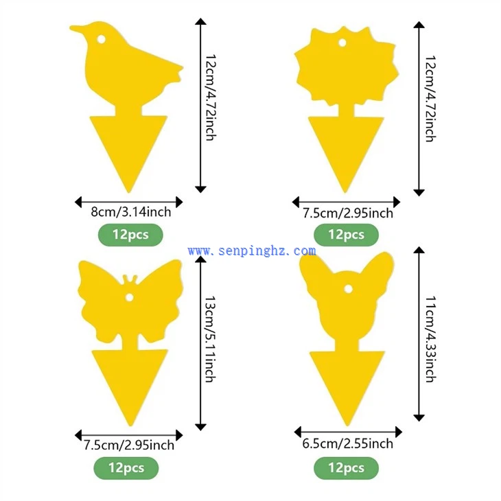 shaped sticky trap board